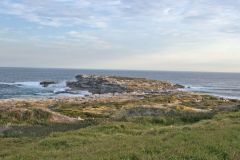 Scenery on a walk from Bondi Beach to Cape Banks in Winter in Sydney, Australia