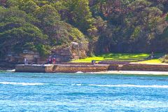 Water scenes at Sydney Cove on the ferry from Circular Quay to Manly, Sydney, Australia