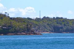 Water scenes at Sydney Cove on the ferry from Circular Quay to Manly, Sydney, Australia