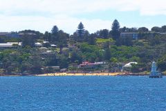 Water scenes at Sydney Cove on the ferry from Circular Quay to Manly, Sydney, Australia