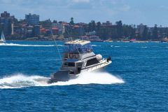 Water scenes at Sydney Cove on the ferry from Circular Quay to Manly, Sydney, Australia