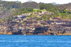 Water scenes at Sydney Cove on the ferry from Circular Quay to Manly, Sydney, Australia