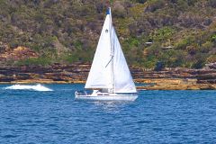 Water scenes at Sydney Cove on the ferry from Circular Quay to Manly, Sydney, Australia