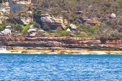 Water scenes at Sydney Cove on the ferry from Circular Quay to Manly, Sydney, Australia