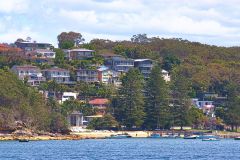 Water scenes at Sydney Cove on the ferry from Circular Quay to Manly, Sydney, Australia