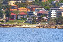 Water scenes at Sydney Cove on the ferry from Circular Quay to Manly, Sydney, Australia
