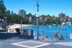 Cabbage Tree Bay near Manly Wharf in Sydney, Australia