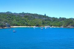 Store Beach near Manly Wharf in Sydney, Australia
