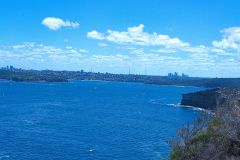 View on a hike at the North Cape near Manly in Sydney, Australia