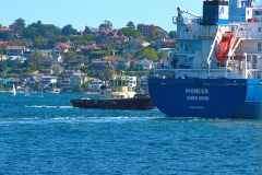 Water scenes on Sydney Cove on a ferry from Manly to Circular Quay Sydney, Australia