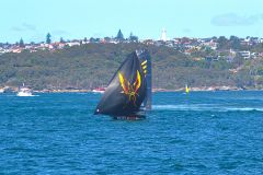 Water scenes on Sydney Cove on a ferry from Manly to Circular Quay Sydney, Australia