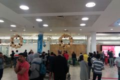 Christmas decoration at the Airport in Sydney 2017