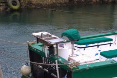 A boat in the harbour of Wollongong, New South Wales, Australia
