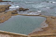 A rock pool at Wollongong, New South Wales, Australia