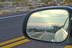 Landscape in the Mojave Desert in California, USA