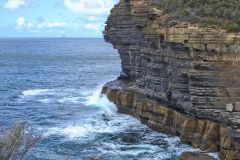 Ocean view at Tasman Arch in Tasmania on Tasman Peninsula.