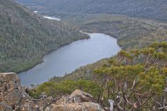 Lake Seal near Rodway Range in Mount Field National Park Tasmania
