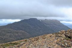 Mount Field West view from Rodway Range in Mount Field National Park Tasmania