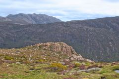 Landscape on Rodway Range in Mount Field National Park Tasmania