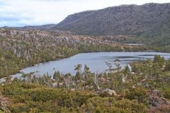 Lake on Roadway Range in Mount Field National Park Tasmania
