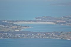 View from the summit of Mount Wellington near Hobart in Tasmania.