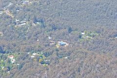 View from the summit of Mount Wellington near Hobart in Tasmania.