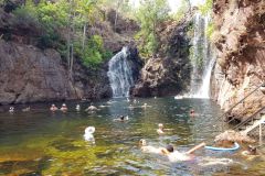 A water fall in Litchfield National Park Northern Territory in Australia 2019