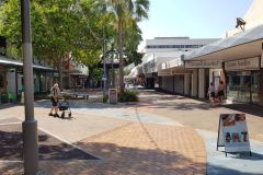 Saturday afternoon in Darwin CBD Australia 2019