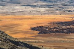 Desert landscape  at Valley of a Thousand Hills Campsite in Namibia