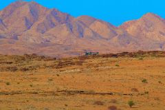 Desert landscape  at Valley of a Thousand Hills Campsite in Namibia