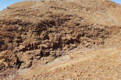 Organ Pipes in Twyfelfontain near Khorixas in Namibia