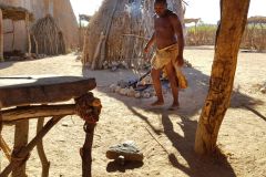 A Damara village in Namibia