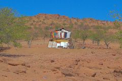 A house in the Himba region of Namibia
