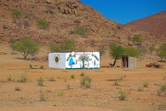 A kindergarden in the Himba region of Namibia