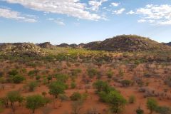 Lookout over the Porcupine camp site near Kamanjab in Namibia