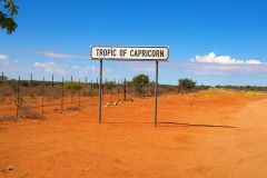 Tropic of Capricorn in Namibia between Windhoek and Keetmanshoop