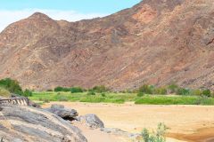 The Fish River at Ais-Ais in the Fish River Canyon Namibia