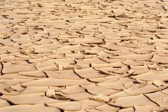 Dry part of the Fish River at Ais-Ais in the Fish River Canyon Namibia