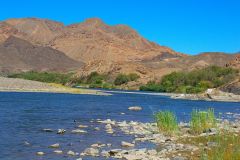 Fish River close to the border of South Africa