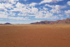 Desert landscape in Namib Desert in Namibia