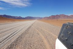 Dirt road in Namib-Naukluft National Park Namibia