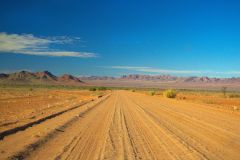 Dirt road in Namib-Naukluft National Park Namibia