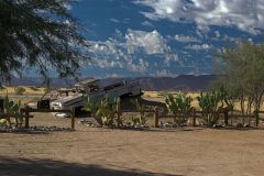 Old car in Solitaire in Namib Naukluft National Park Namibia