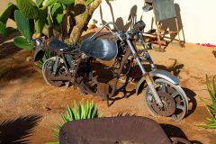 Old motor bike in Solitaire in Namib Naukluft National Park Namibia