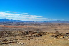 Desert landscape  at A Valley of a Thousand Hills Campsite Namibia
