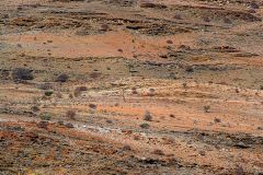 Desert landscape  at A Valley of a Thousand Hills Campsite Namibia