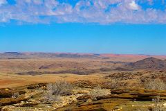Desert landscape  at A Valley of a Thousand Hills Campsite Namibia