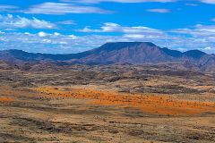 Desert landscape  at A Valley of a Thousand Hills Campsite Namibia