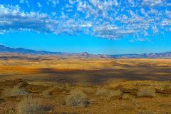 Desert landscape  at A Valley of a Thousand Hills Campsite Namibia