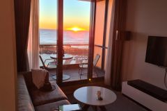 Sunrise Over Gold Coast Broadwater From Hotel Balcony